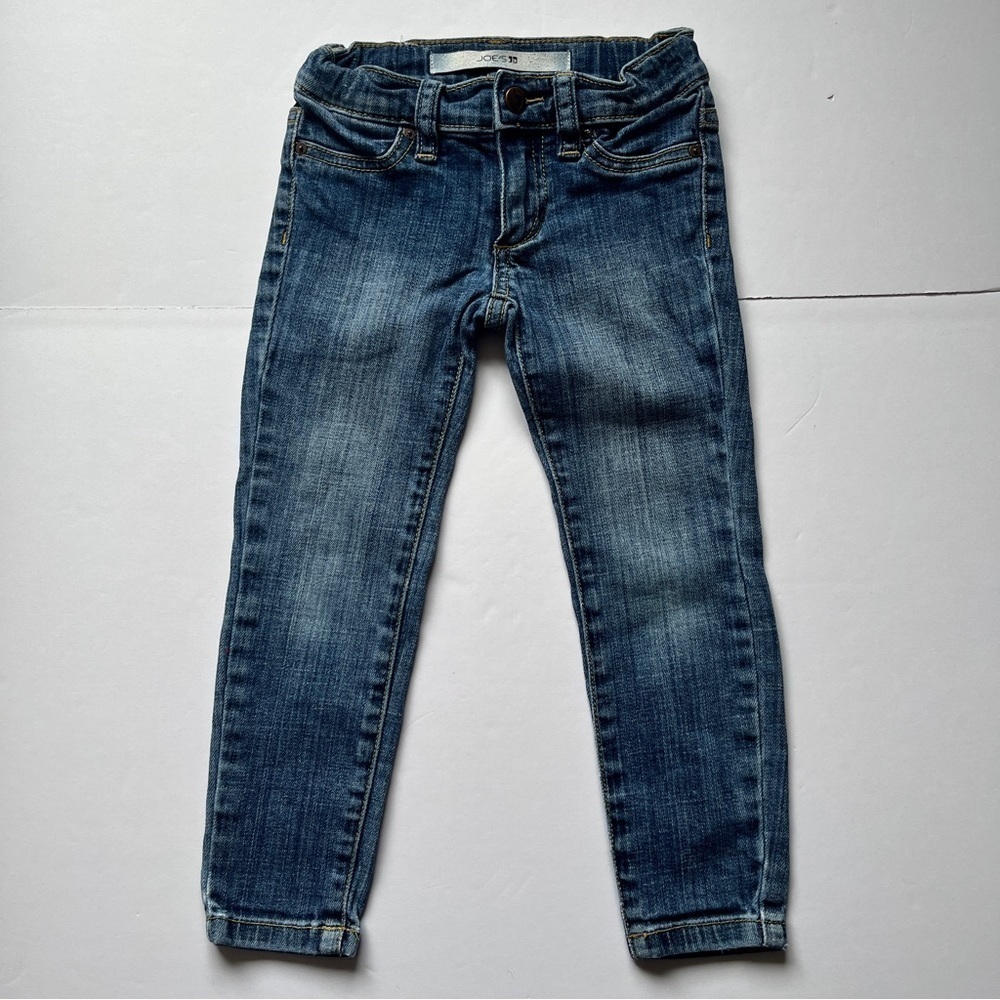 Joe's Jeans Lilly Slim Skinny Medium Blue Wash Denim Pants Stretch Pockets Sz 3